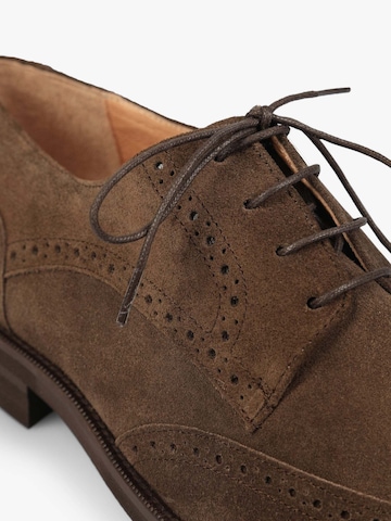 Scalpers Lace-Up Shoes 'Crown' in Brown