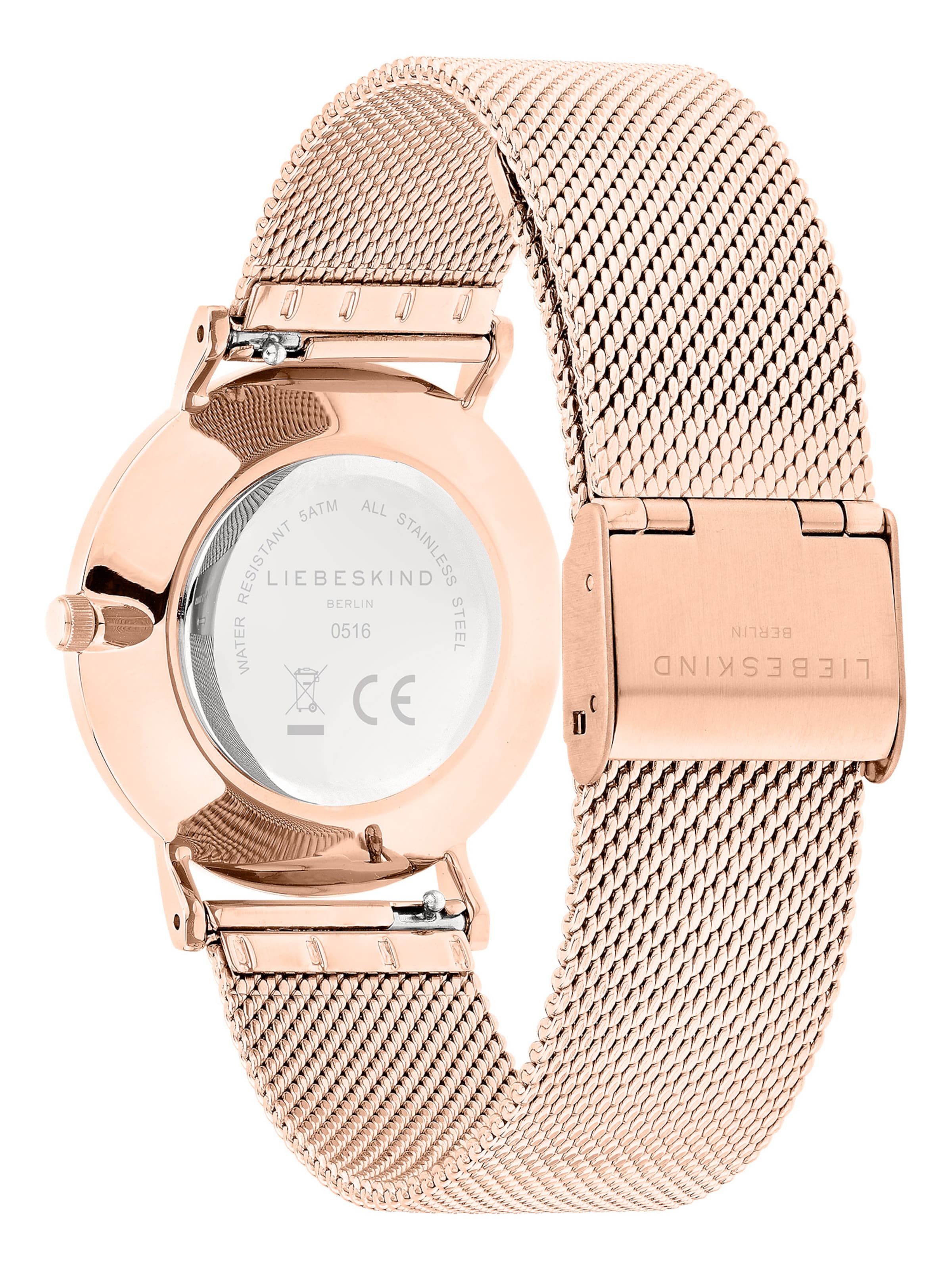 Montre à affichage analogique Liebeskind Berlin en or