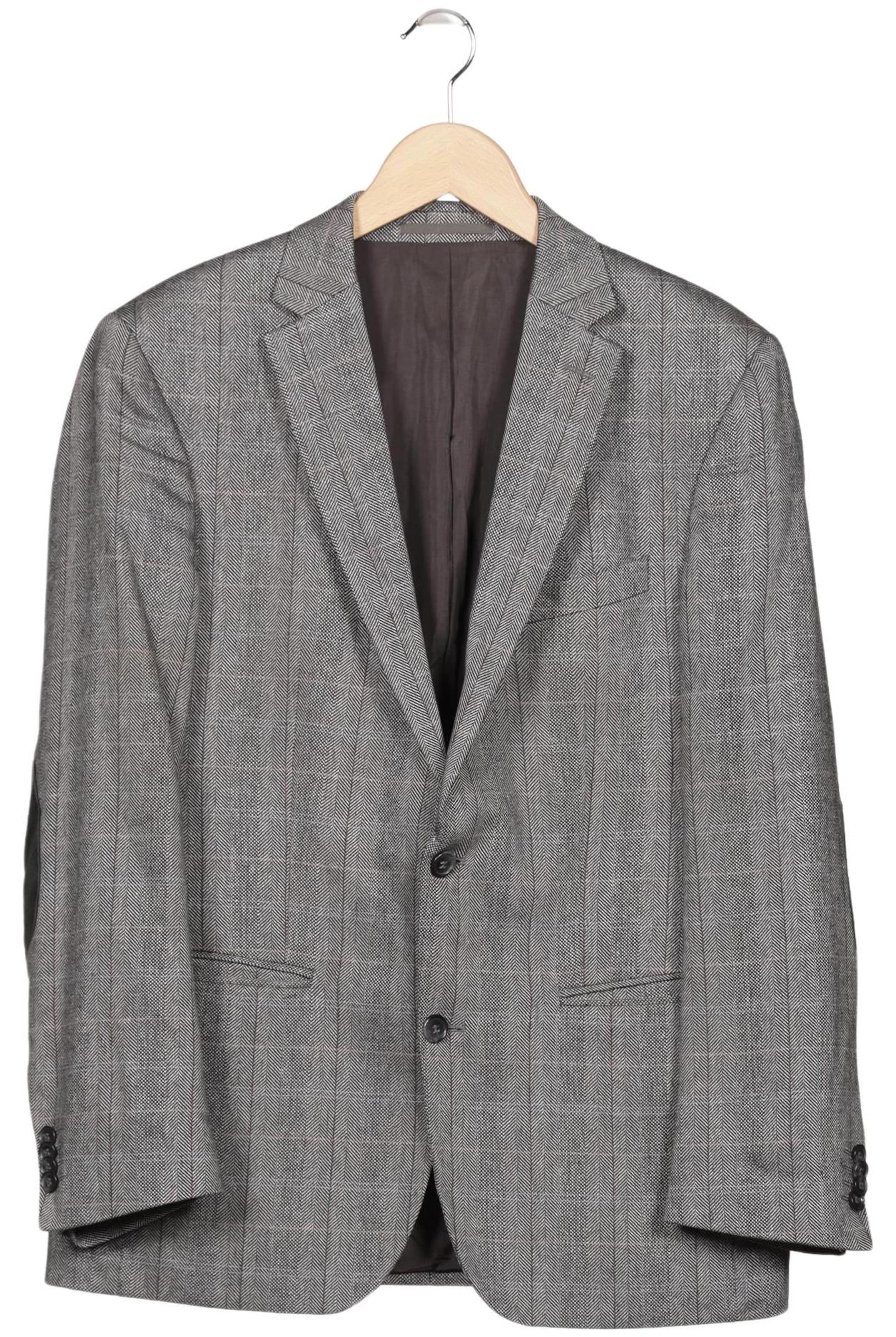 Tom Rusborg Suit Jacket in M-L in Grey: front