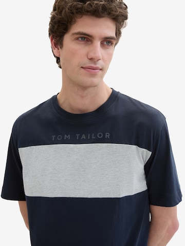 TOM TAILOR T-Shirt in Blau