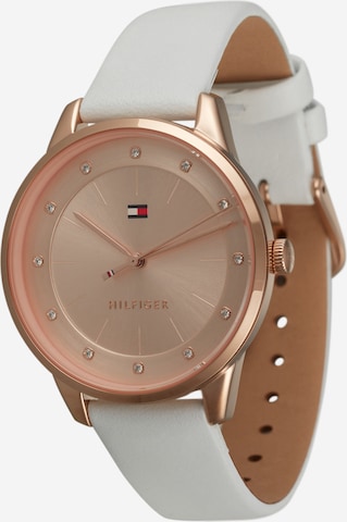 TOMMY HILFIGER Analog watch in White: front