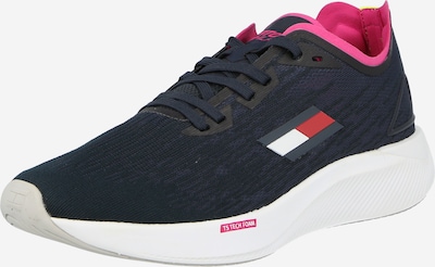 Tommy Sport Athletic Shoes 'Elite 3' in Night blue / Neon pink / Red / White, Item view