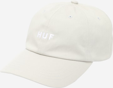 Cappello da baseball di HUF in beige: frontale