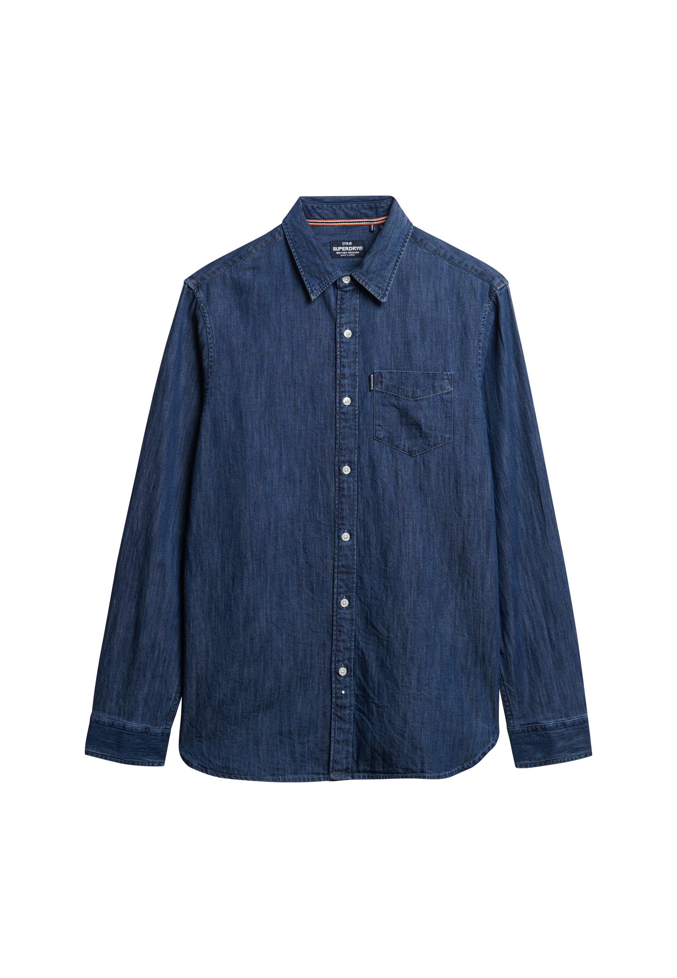 Chemise 'Essential' Superdry & Co en bleu : devant