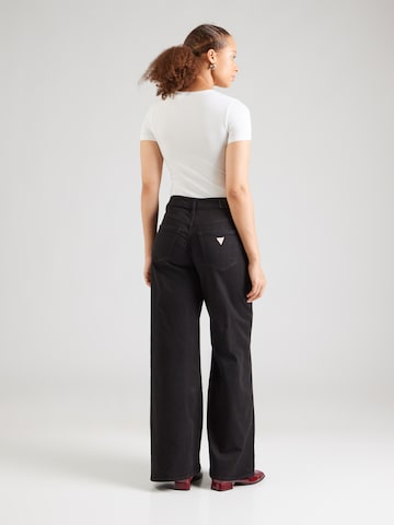 GUESS JEANS - Pierna ancha Vaquero en negro
