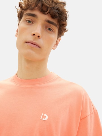 T-Shirt TOM TAILOR DENIM en orange