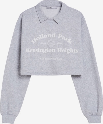 Bershka Sweatshirt i grå: forside