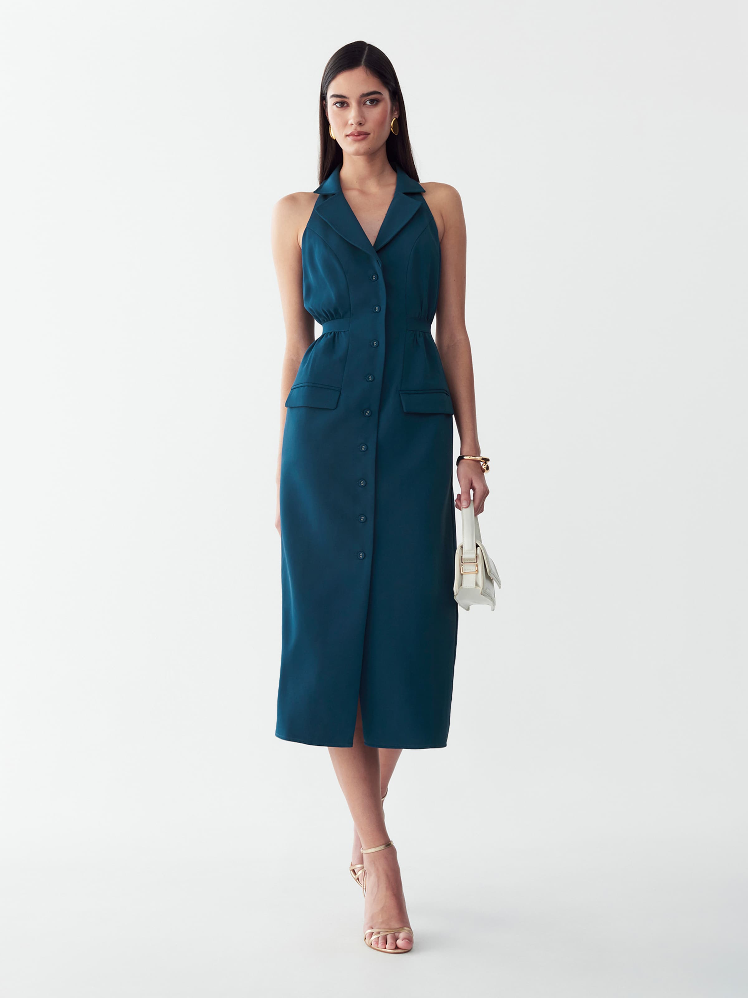 Willa - Vestido 'Lei' en azul
