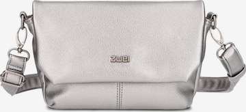 ZWEI Schoudertas 'Mademoiselle' in Zilver: voorkant