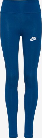 Nike Sportswear Skinny Leggings 'Favorites' in Blau: predná strana