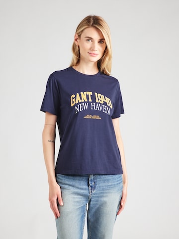 T-shirt GANT en bleu : devant