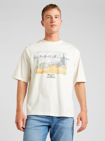 Only & Sons Shirt 'ONSART' in Wit: voorkant