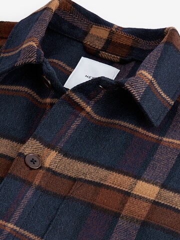 Next Regular Fit Hemd in Blau