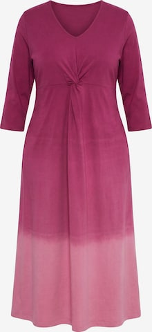 Ulla Popken Kleid in Pink: Vorderseite