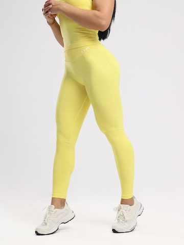 neverover - Acampanado Leggings en amarillo