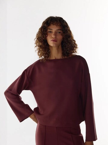 Camicia da notte 'Lounge-Oberteile' di Penti in rosso