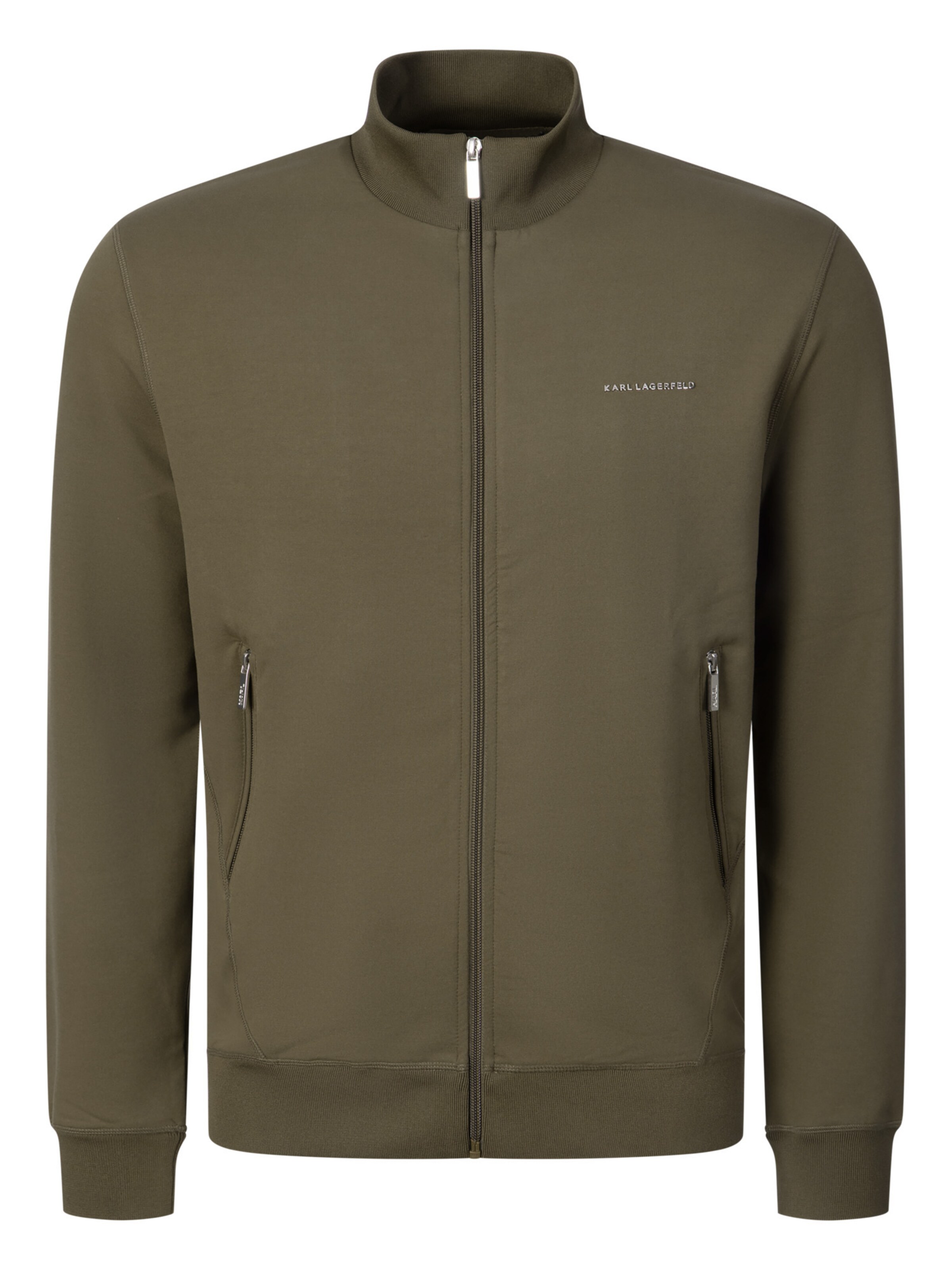 Karl Lagerfeld Sweat jacket '705006' in Green: front