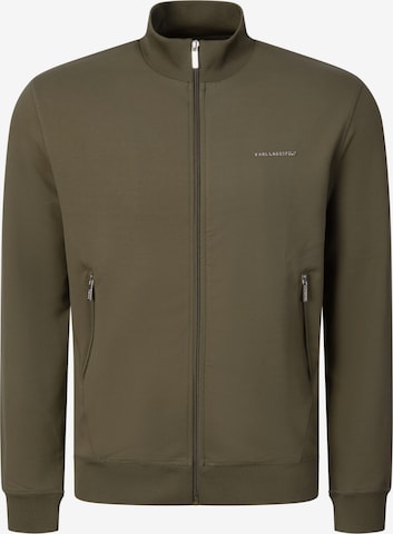 Veste de survêtement '705006' Karl Lagerfeld en vert : devant