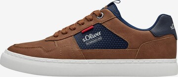 s.Oliver Sneakers laag in Bruin