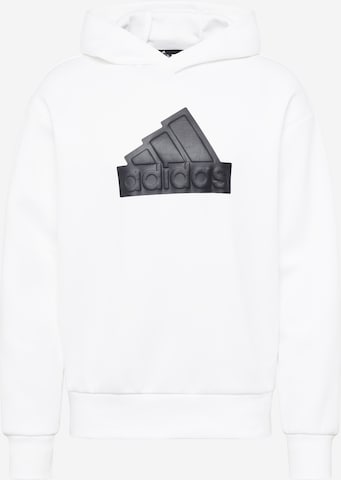ADIDAS PERFORMANCE Athletic Sweatshirt 'BOS' in White: front