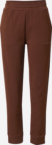 Calvin Klein - Tapered Pantalón en marrón: frente