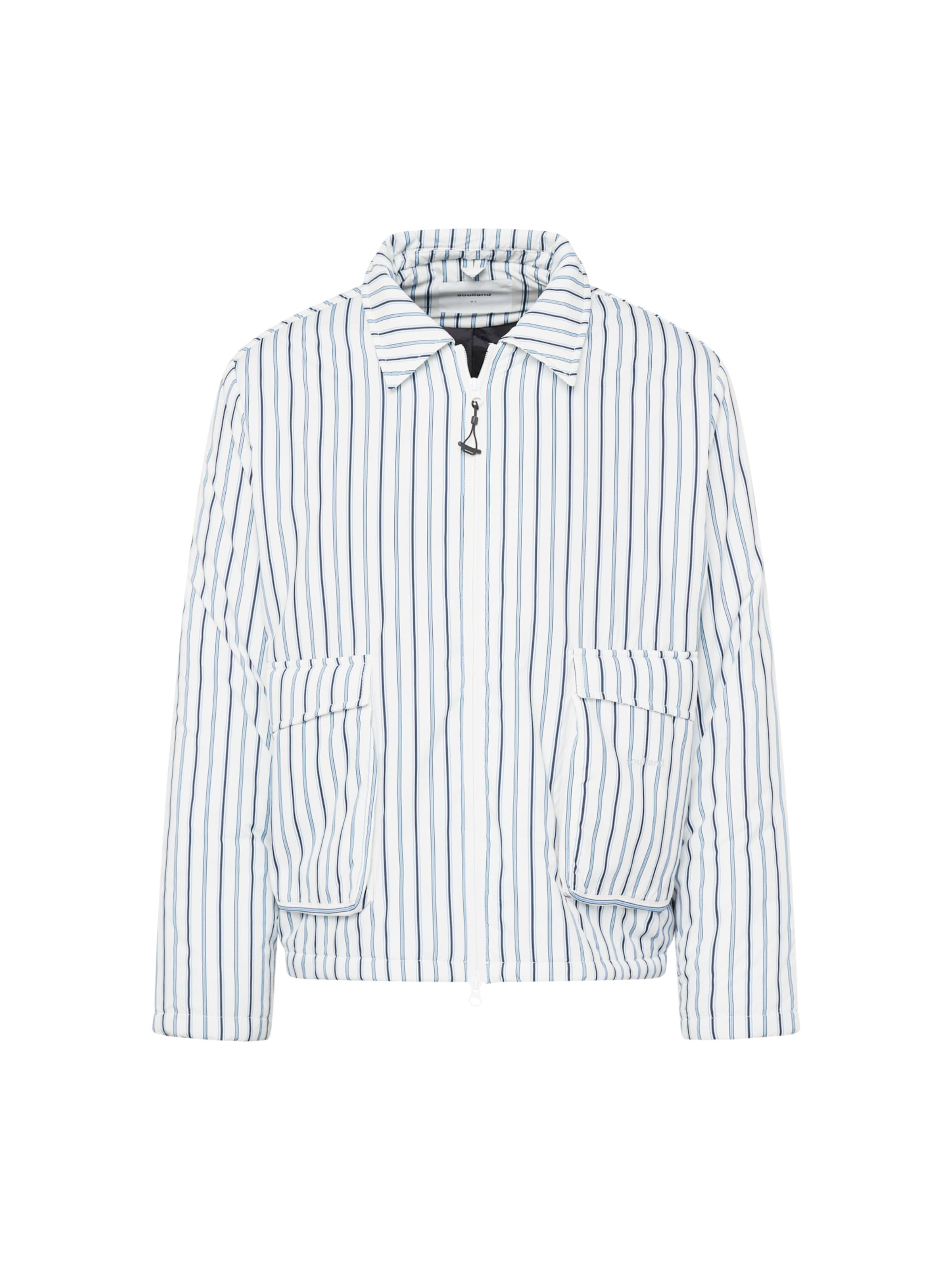 Soulland Φθινοπωρινό και ανοιξιάτικο μπουφάν 'Jamie' σε λευκό: μπροστά