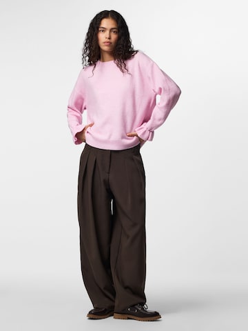 PIECES Oversized trui 'Sally' in Roze