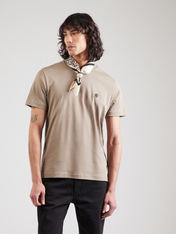 T-Shirt BOSS en vert : devant