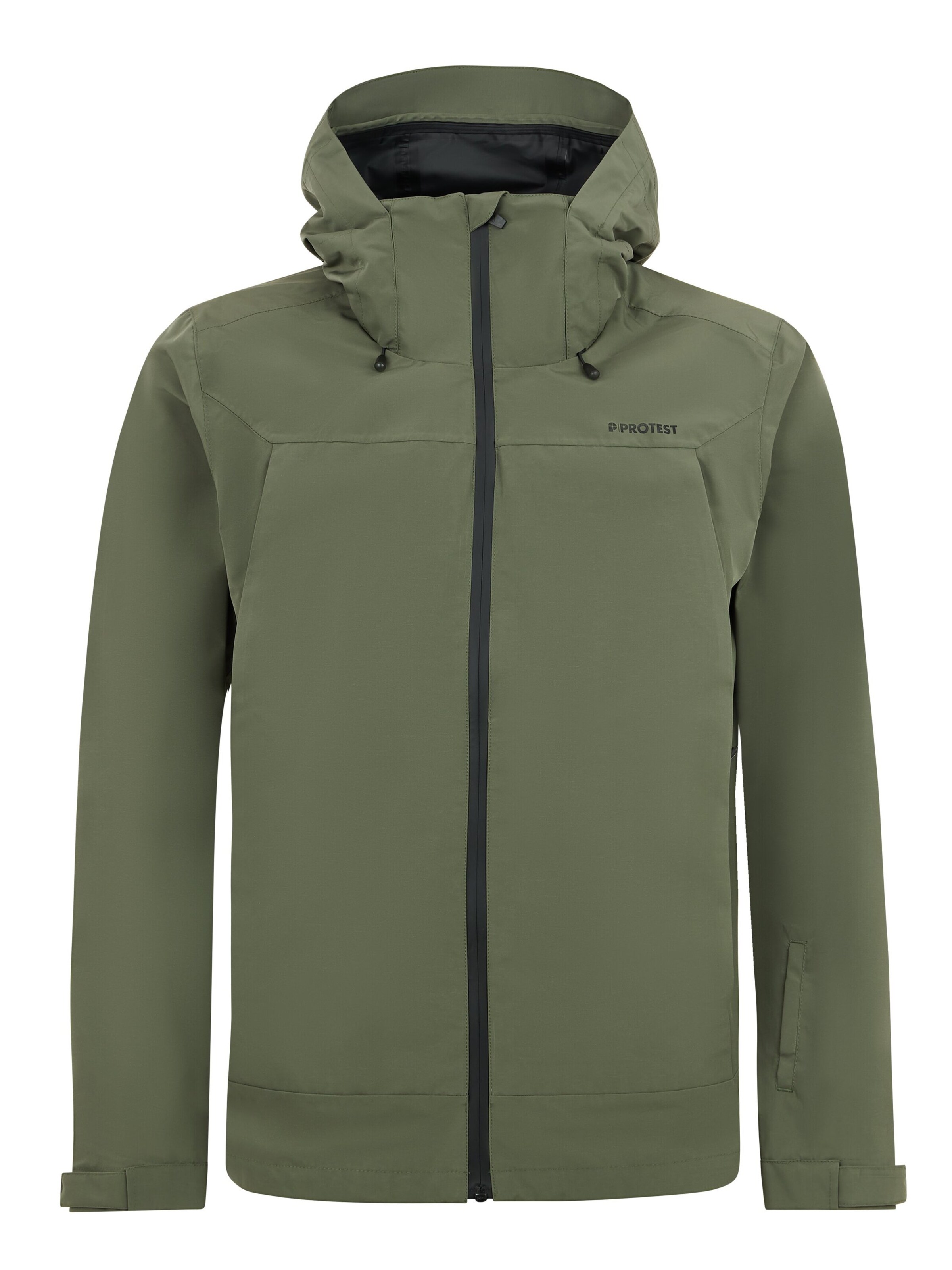 PROTEST Winterjacke 'PRTWOODGATE'‌‌‌‌‌‌‌‌‌ in Grün: Vorderseite
