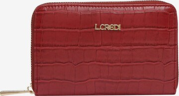 L.CREDI Wallet 'Lavea' in Red: front