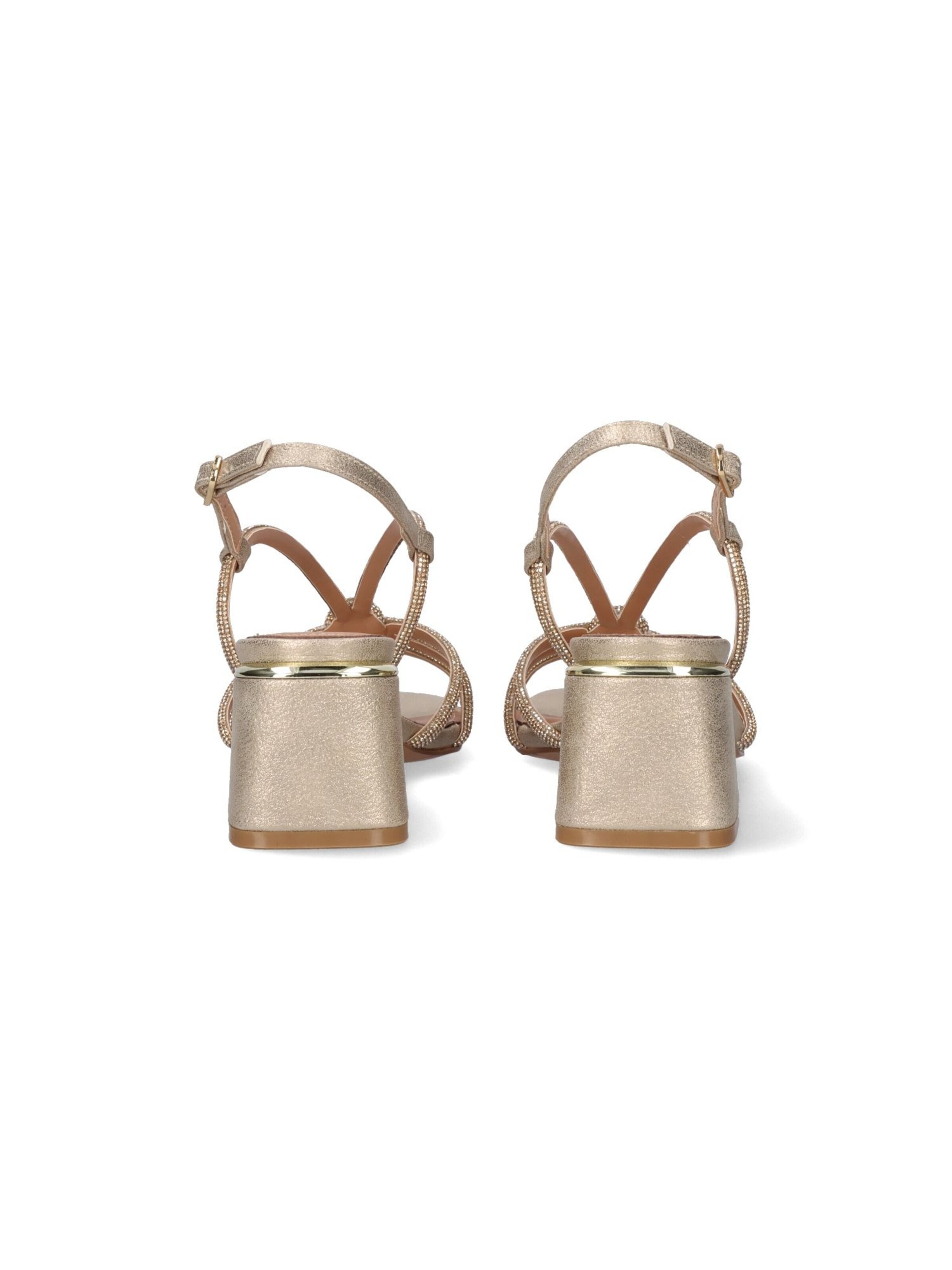 Sandales à lanières 'CARMEN-300B' EXE en or