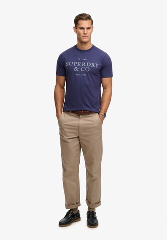 T-Shirt '1954 Company' Superdry & Co en bleu