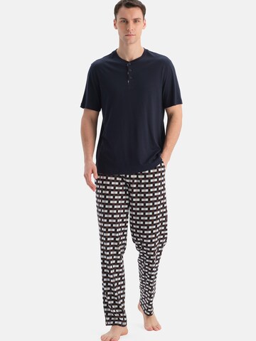 Dagi Piżama długa w kolorze niebieski