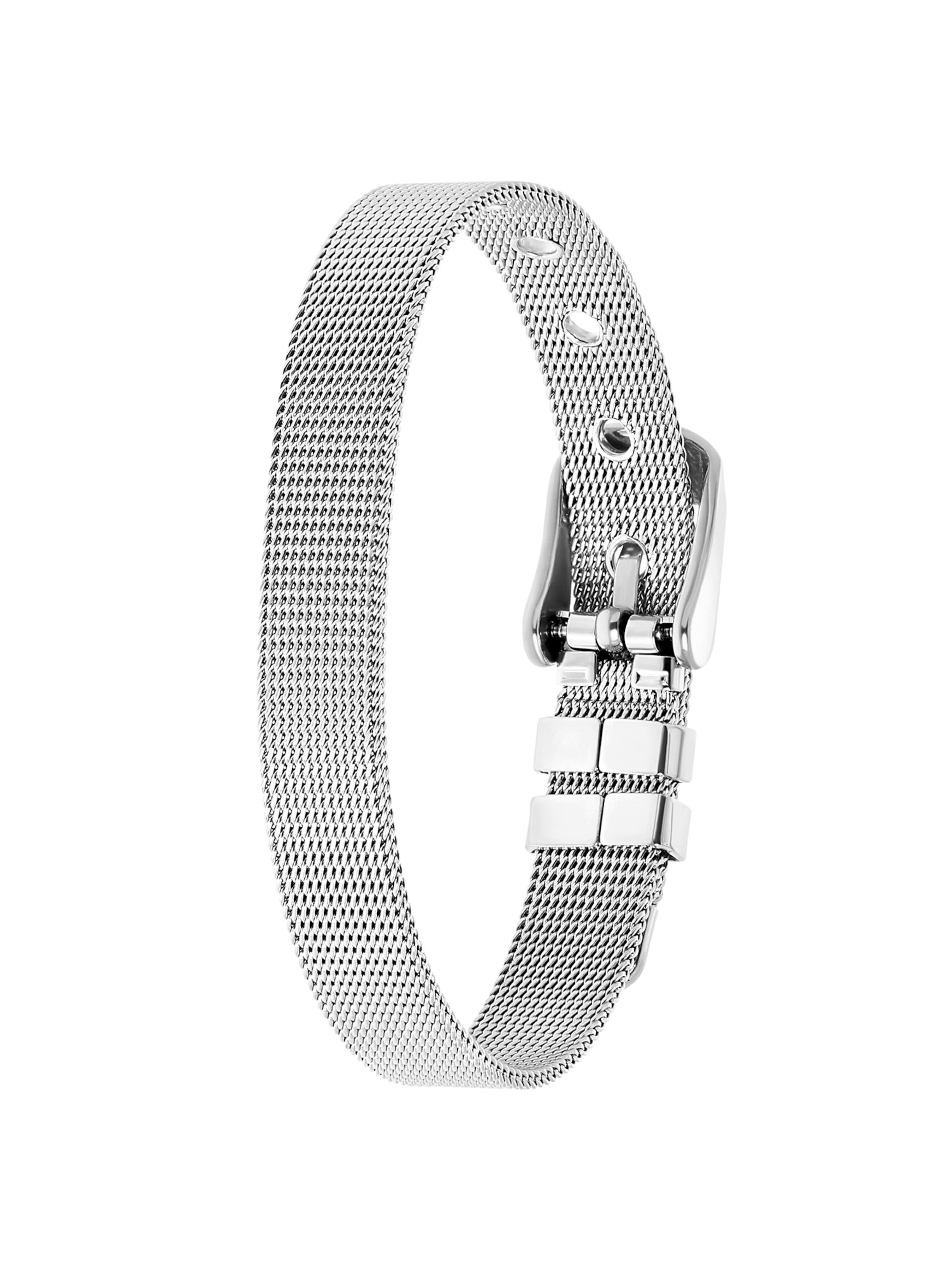 Lucardi Armband in Silber: Vorderseite