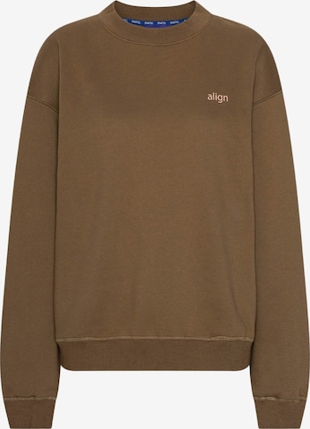 Pull-over ' Cartel x Align ' Copenhagen Cartel en marron : devant