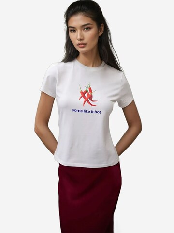 Hiccup Shirt in White: front