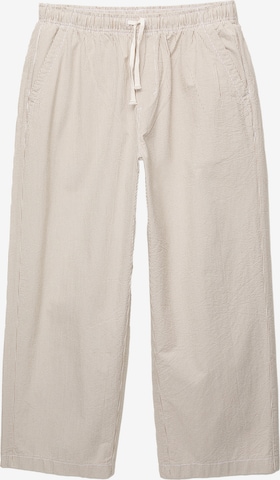 Pull&Bear Wide Leg Housut värissä ruskea: etupuoli