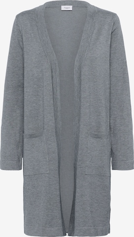 SAINT TROPEZ Knit Cardigan 'Kila' in Grey: front