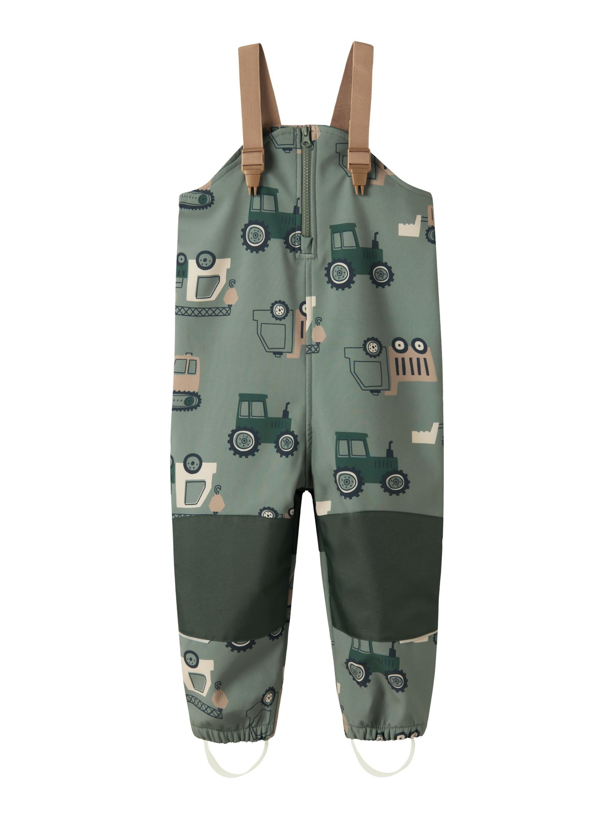 Regular Pantalon fonctionnel 'ALFA08' NAME IT en vert : devant
