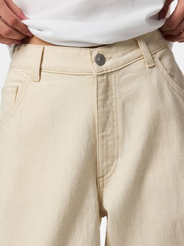 Barrel Jean 'PCGrace' PIECES en beige