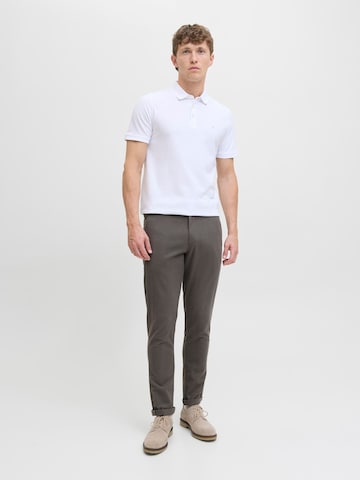 JACK & JONES Slimfit Hose 'JJMarco' in Grau