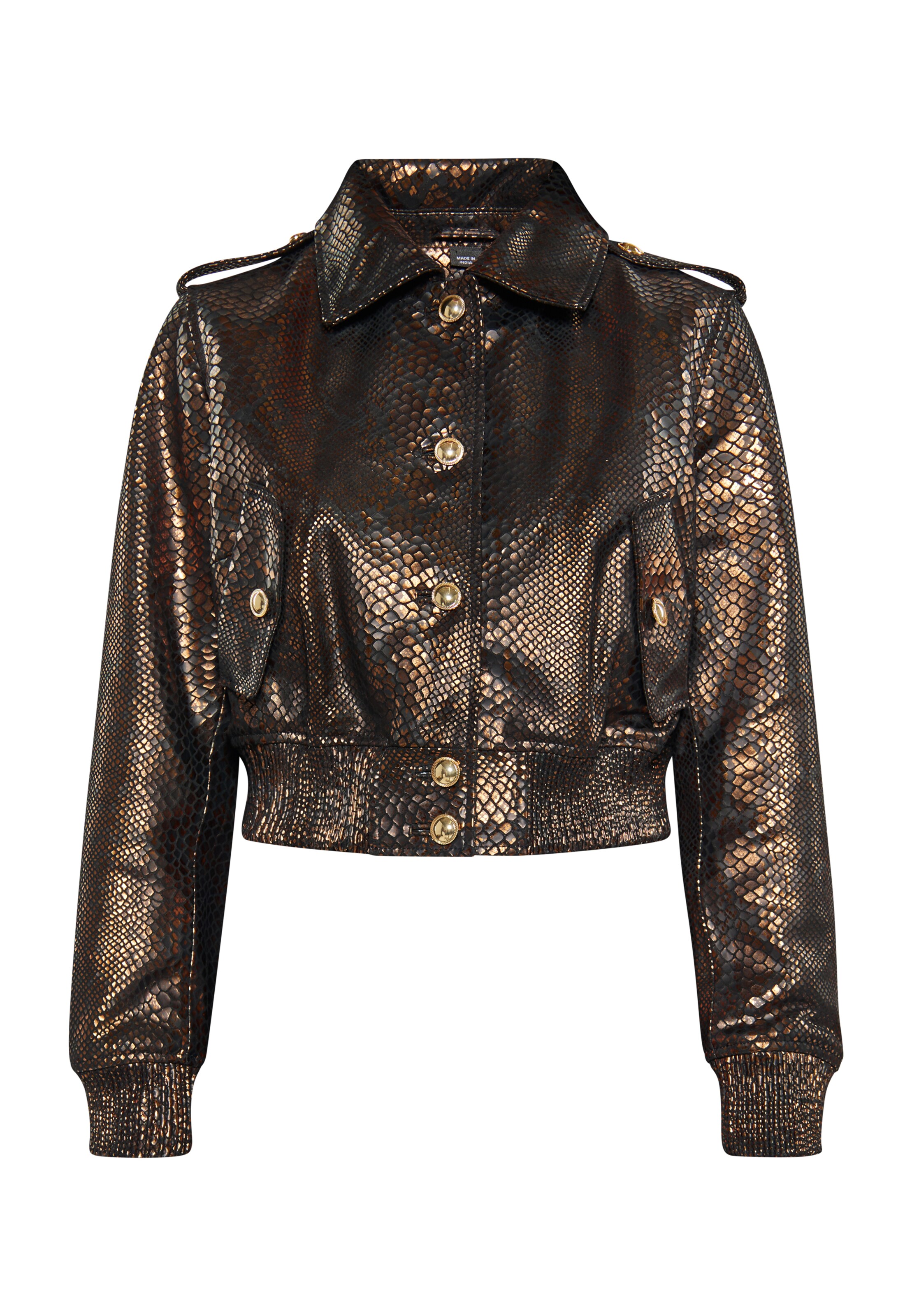 faina Casaco meia-estação em cobre, Vista do artigo