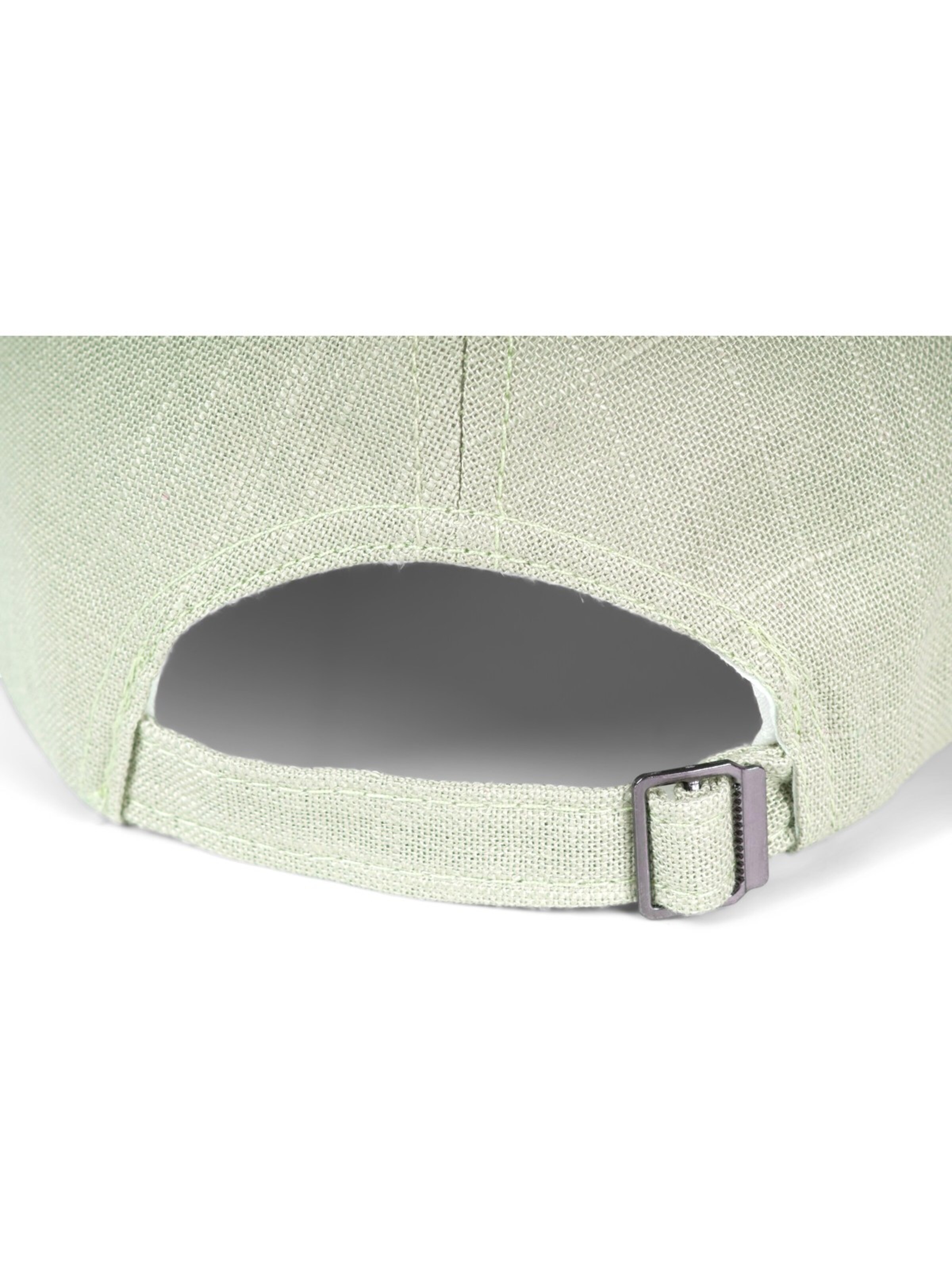 styleBREAKER Cap 'Leinen Baseball Cap' in Green