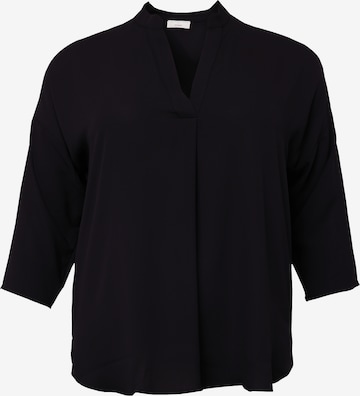 Guido Maria Kretschmer Curvy - Blusa 'Rosa' em preto: frente