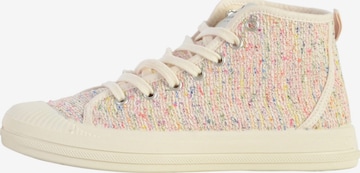 Baskets hautes PATAUGAS en beige : devant