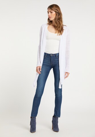 Usha Knit Cardigan in White