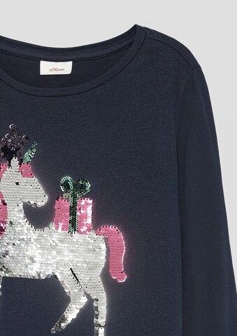 T-Shirt s.Oliver en bleu