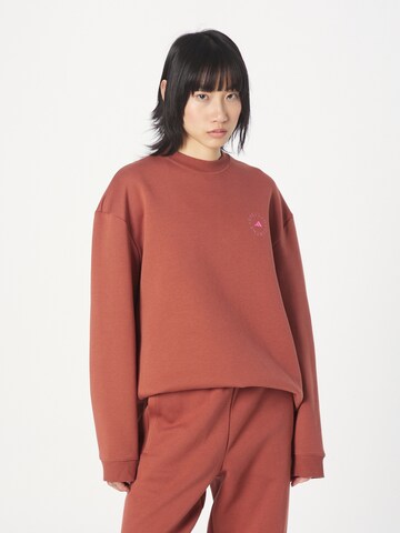 Sweat de sport ADIDAS BY STELLA MCCARTNEY en marron : devant