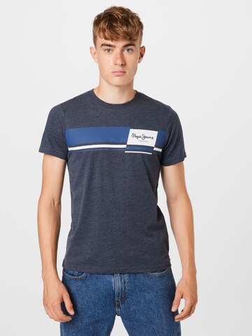 Pepe Jeans T-Shirt 'KADE' in Blau: predná strana