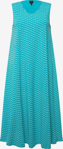 Robe Ulla Popken en bleu : devant